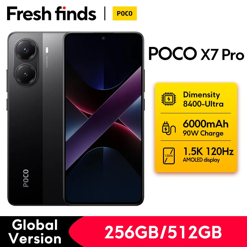 Смартфон Poco X7 Pro, 8/256ГБ, 12/256ГБ, 12/512ГБ, global | AliExpress