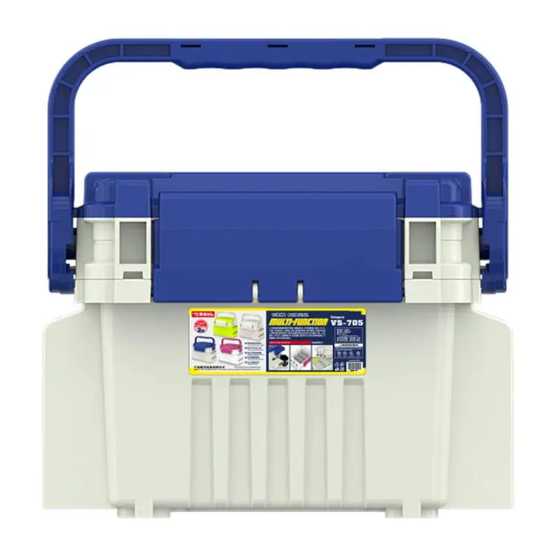 

Fishing Tackle Box Tackle Storage Box Organizer Fish Boxes Thickened Portable Double Layered Tackle Organizer For Fishing