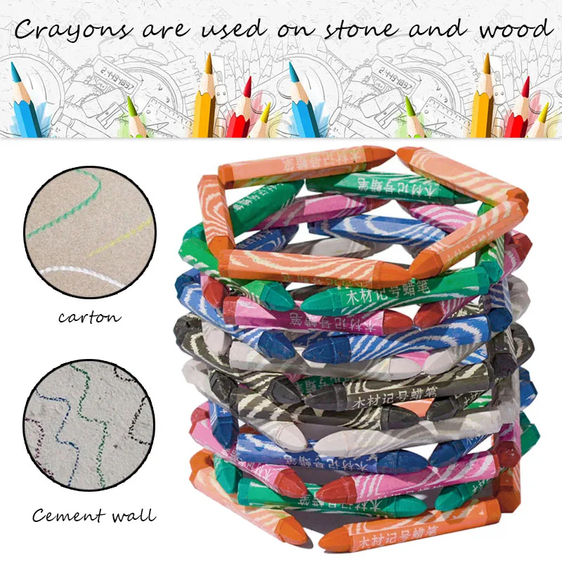 

1/10pcs Waterproof Car Crayon Marker Pen Wheel Tyre Tire Repair Rubber Wood Stone Carton Industrial