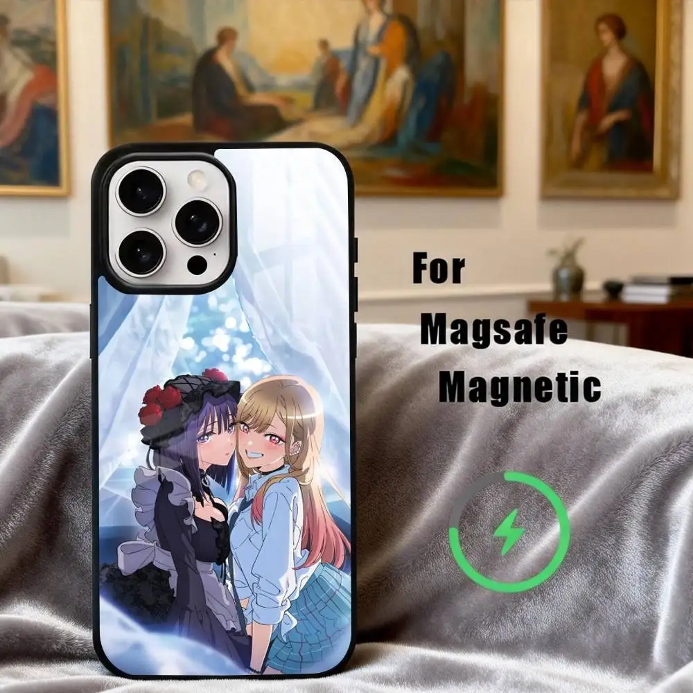 Фото Чехол для телефона S-Shizuku K-Kuroe M-Marin Kitagawa для iPhone 17, 16, 15, 14, 13, 12, Plus, Pro, Max с магнитной беспроводной зарядкой MagSafe №5
