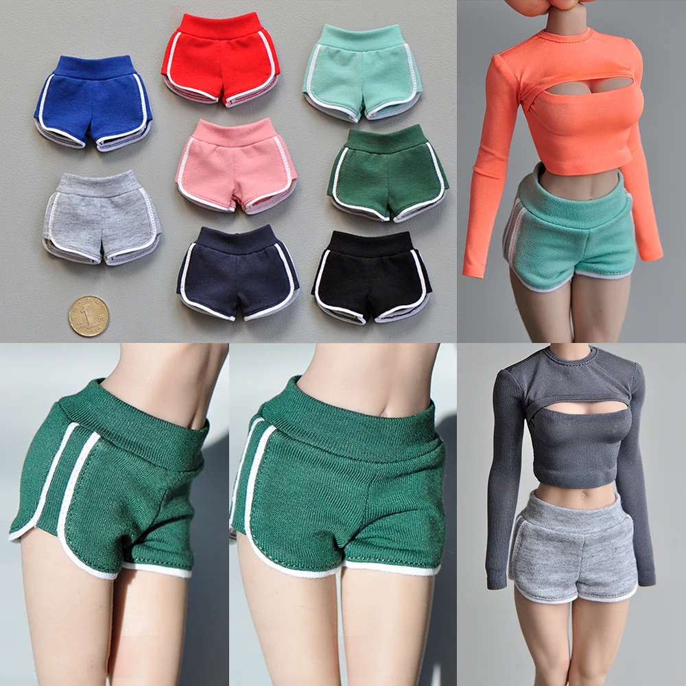 

Женская обувь, шорты, спортивные шорты, Лонгарм, легинсы для йоги, обтягивающие брюки для тренировок, экшн-фигурки для тела 12 дюймов, 1/6