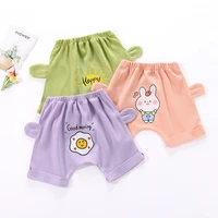 summer 12m to 4t children shorts 100 cotton cartoon shorts baby casual thin pp pants with ear newborn babes girls boys shorts