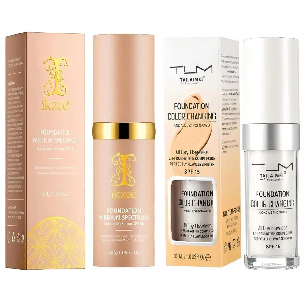 Увлажняющая жидкая основа SPF 50 1 шт. с консилером полным покрытием 4-в-1 бионический