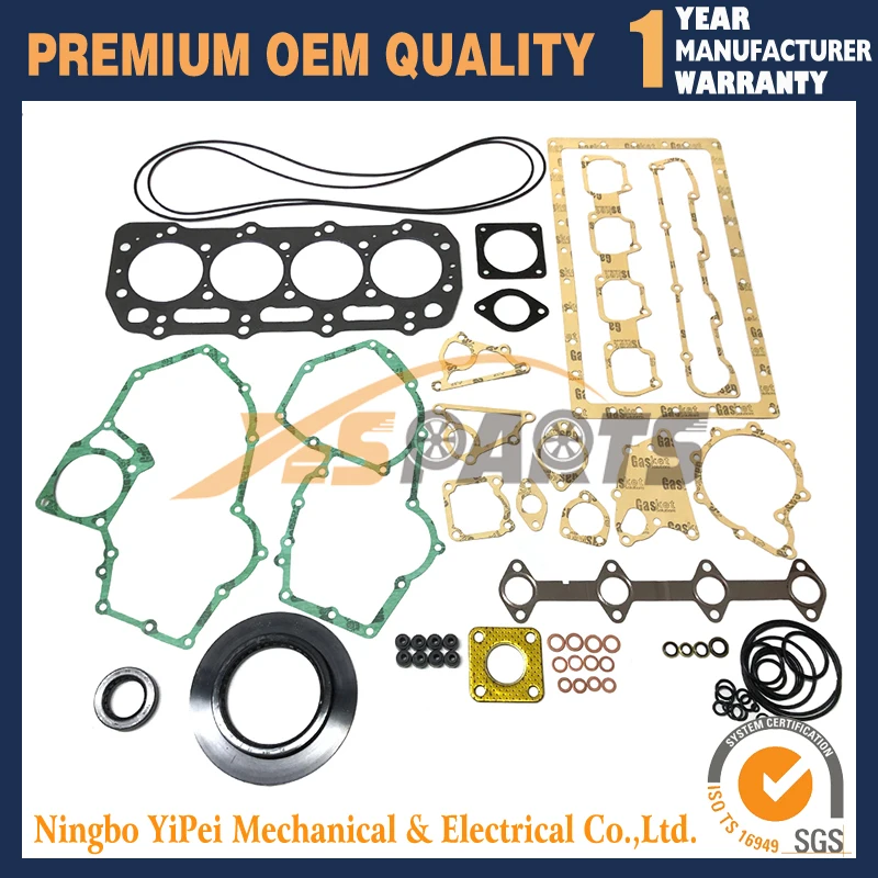 

For Shibaura N844 N844LT-D Full Gasket Set Kit For NEW HOLLAND Engine Head gasket