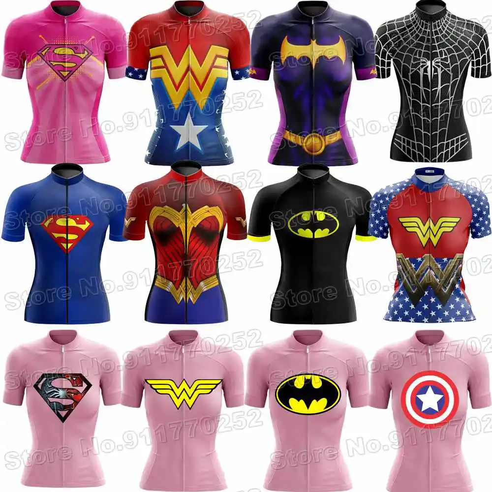 2022 Женская популярная одежда для велоспорта с героями забавная аниме коротким