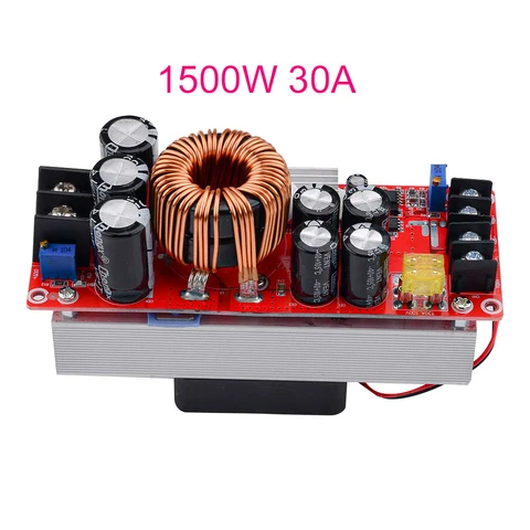 1200/1500/1800W 20/30/40A DC-DC Boost, преобразователь, Повышающий Модуль питания от 10-60 в до 12-90 В, зарядное устройство с регулируемым напряжением