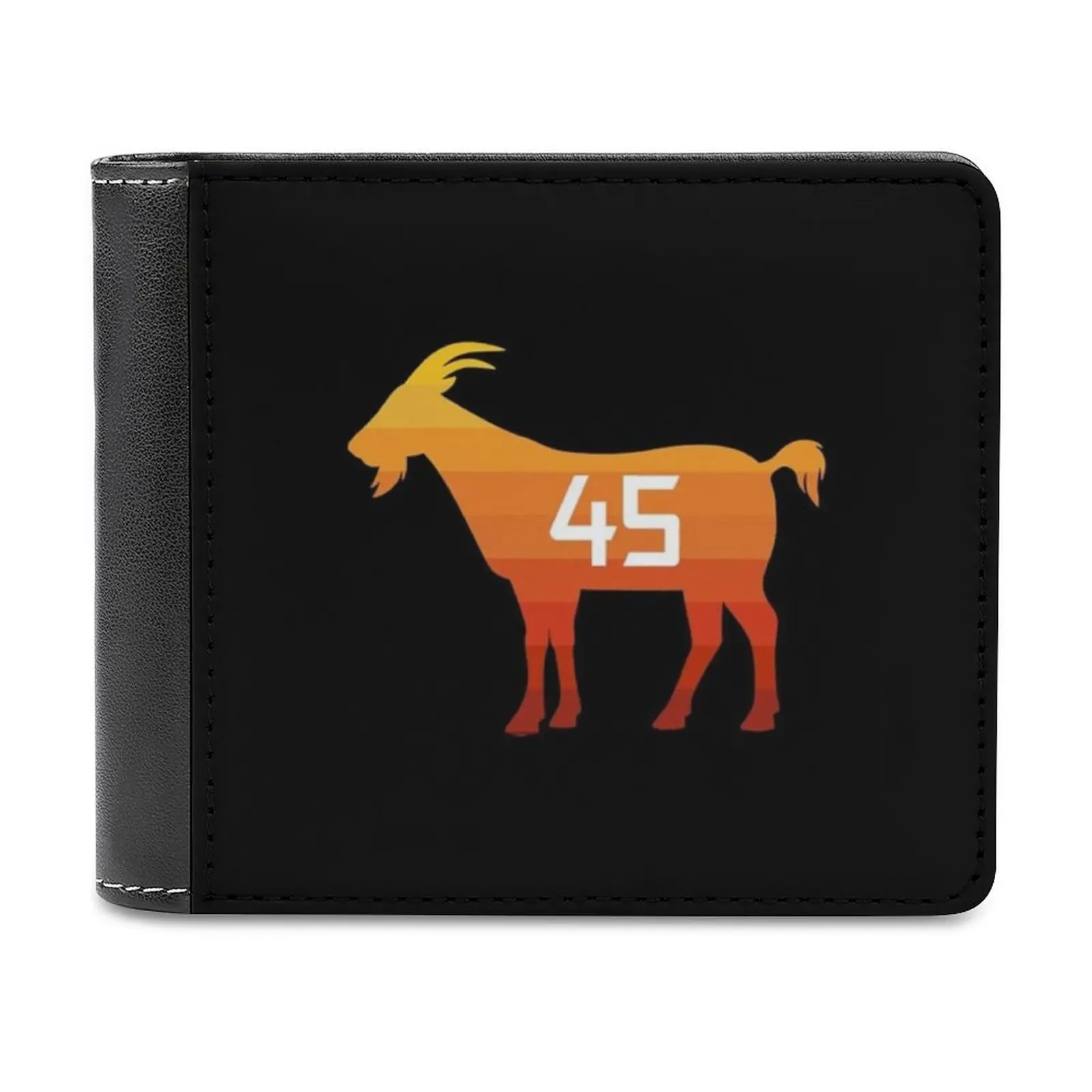 

Мужские кошельки из козьей кожи с узором заката 45, Лидер продаж, новый мужской кошелек, трендовый кошелек для карт, кошелек с изображением Со...