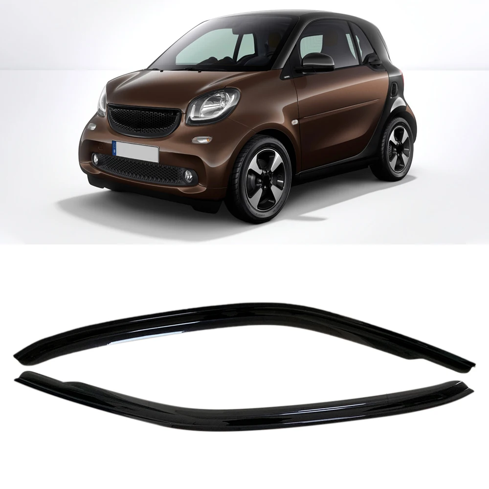 

Оконный козырек для SMART FORTWO W453 C453 2015 2016 2017 2018 2019 2020 2021, ветровые дефлекторы, защита от дождя, дверной козырек, вентиляционные шторы