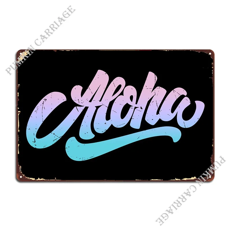 

Aloha, металлическая табличка, печатная панель, Фотофон, создание оловянного знака, плакат
