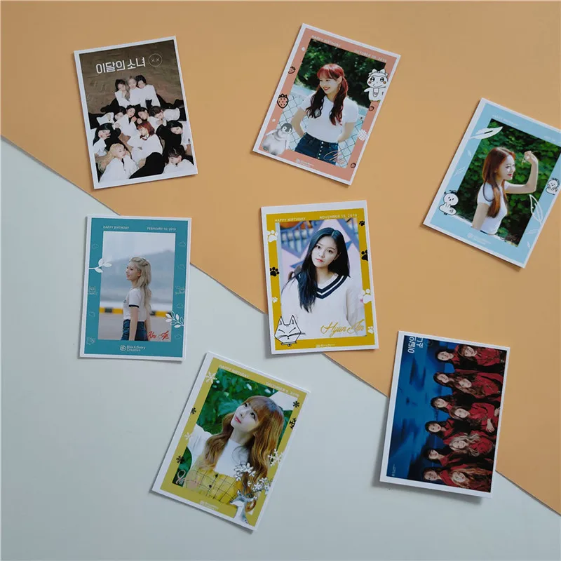 16 шт. Kpop LOONA LOMO Card альбом для девушек MV любимый самодельный фотоальбом Jeon Hee Jin Go Won
