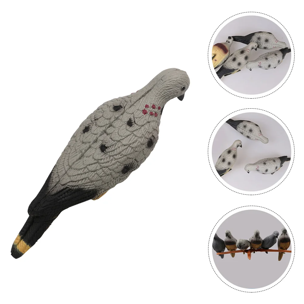 

Simulated Pigeon Target Fake Animal Archery Accessory Dove Decor Equipment Lovely
