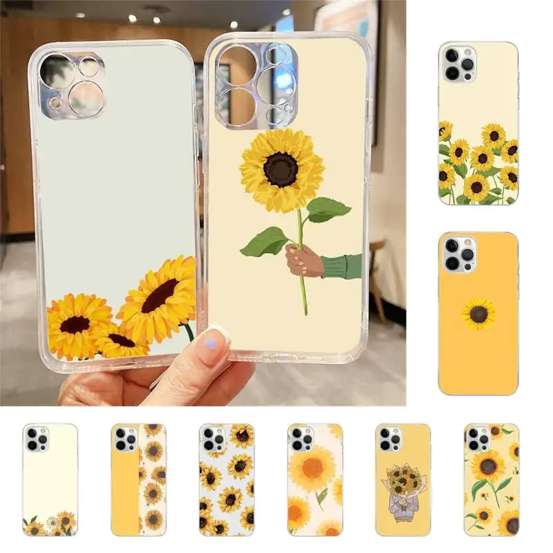 

Sun Flower Phone Case For Iphone 7 8 Plus X Xr Xs 11 12 13 Se2020 Mini Mobile Iphones 14 Pro Max Case