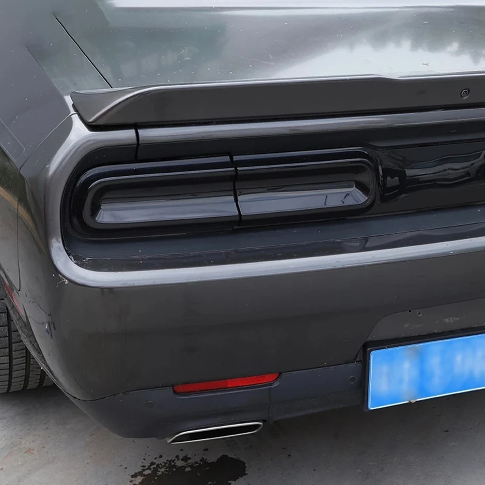 4 шт. дымчатый черный задний фонарь автомобиля декоративная крышка накладка на