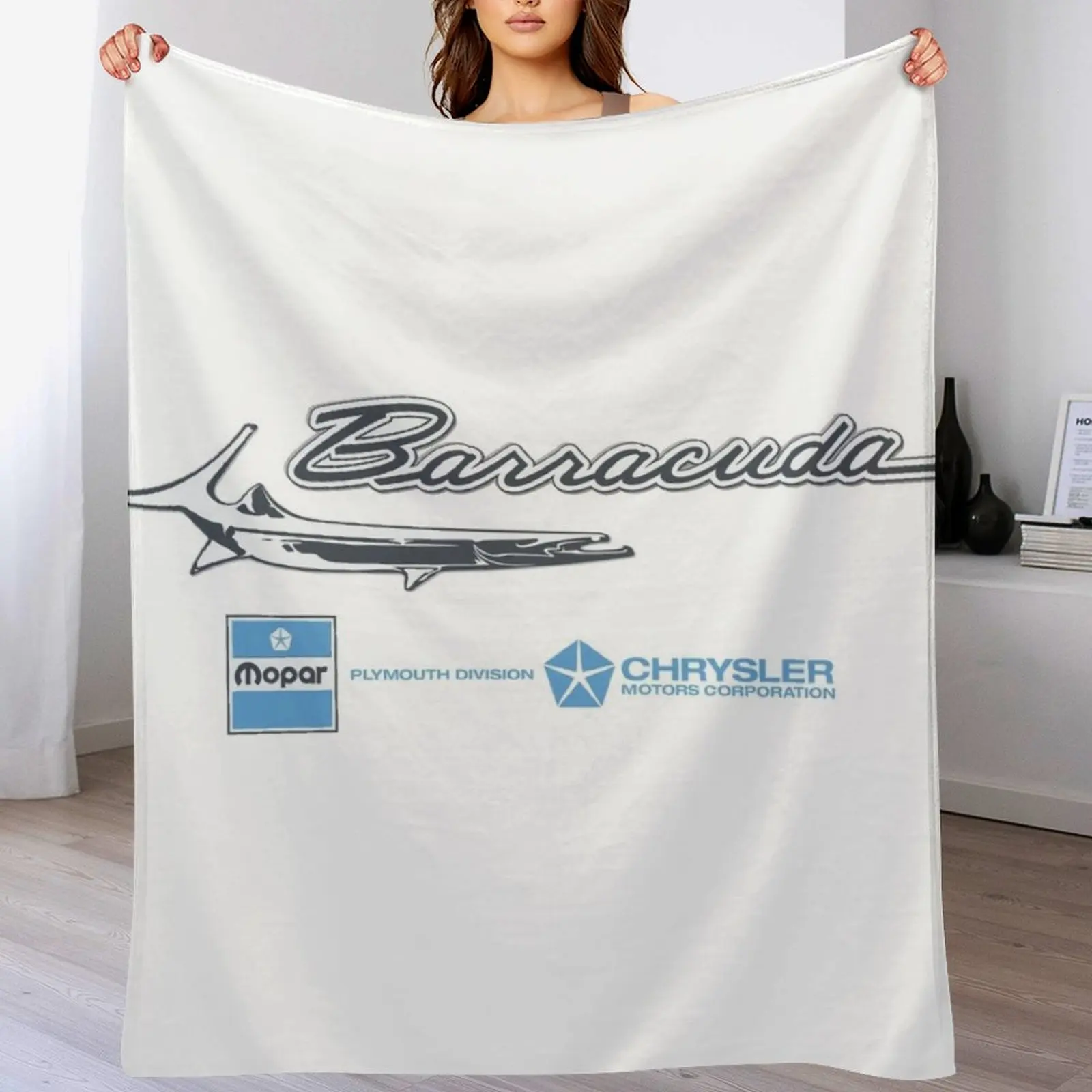 Одеяло с логотипом Plymouth Barracuda декоративные одеяла для дивана утяжеленные среды