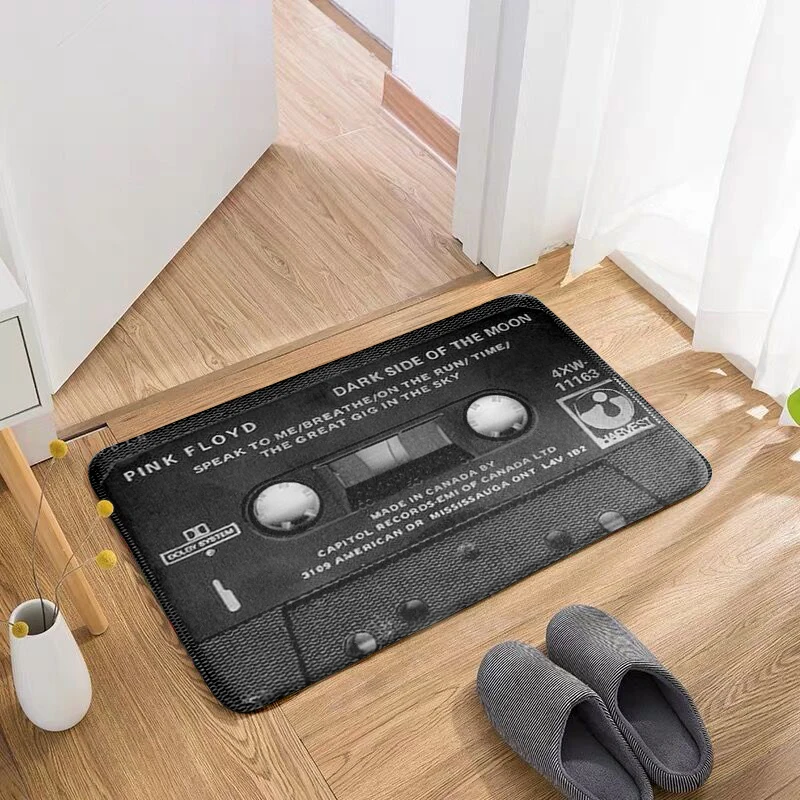 

Vintage Cassette Music Tape Floor Mat Bedroom Bathroom Entrance Doormat Living Room Kitchen Anti-Slip Carpet Bathroom Door Mat