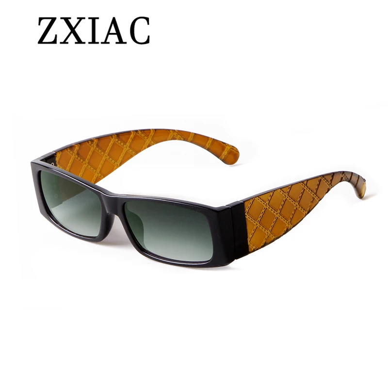 ZXIAC модные солнцезащитные очки с леопардовым принтом в маленькой квадратной