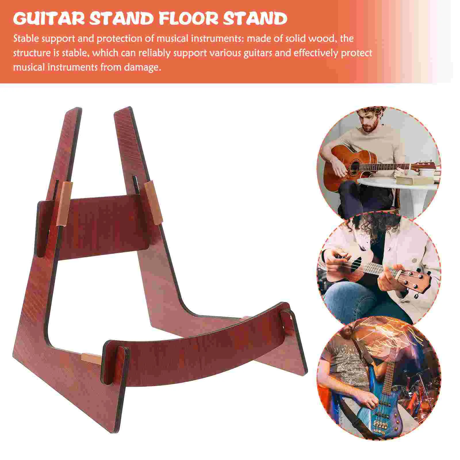 Дорожная подставка для гитары деревянная держатели струнные инструменты