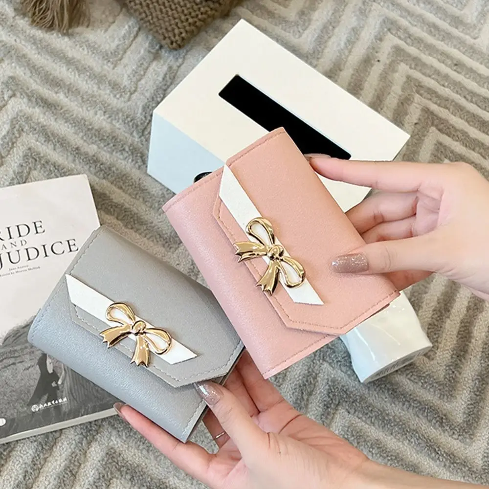 

Fashion Trend Bowknot Handheld Card Bag New Multifunctional Change Card Slot Versatile Women's purse womens wallet