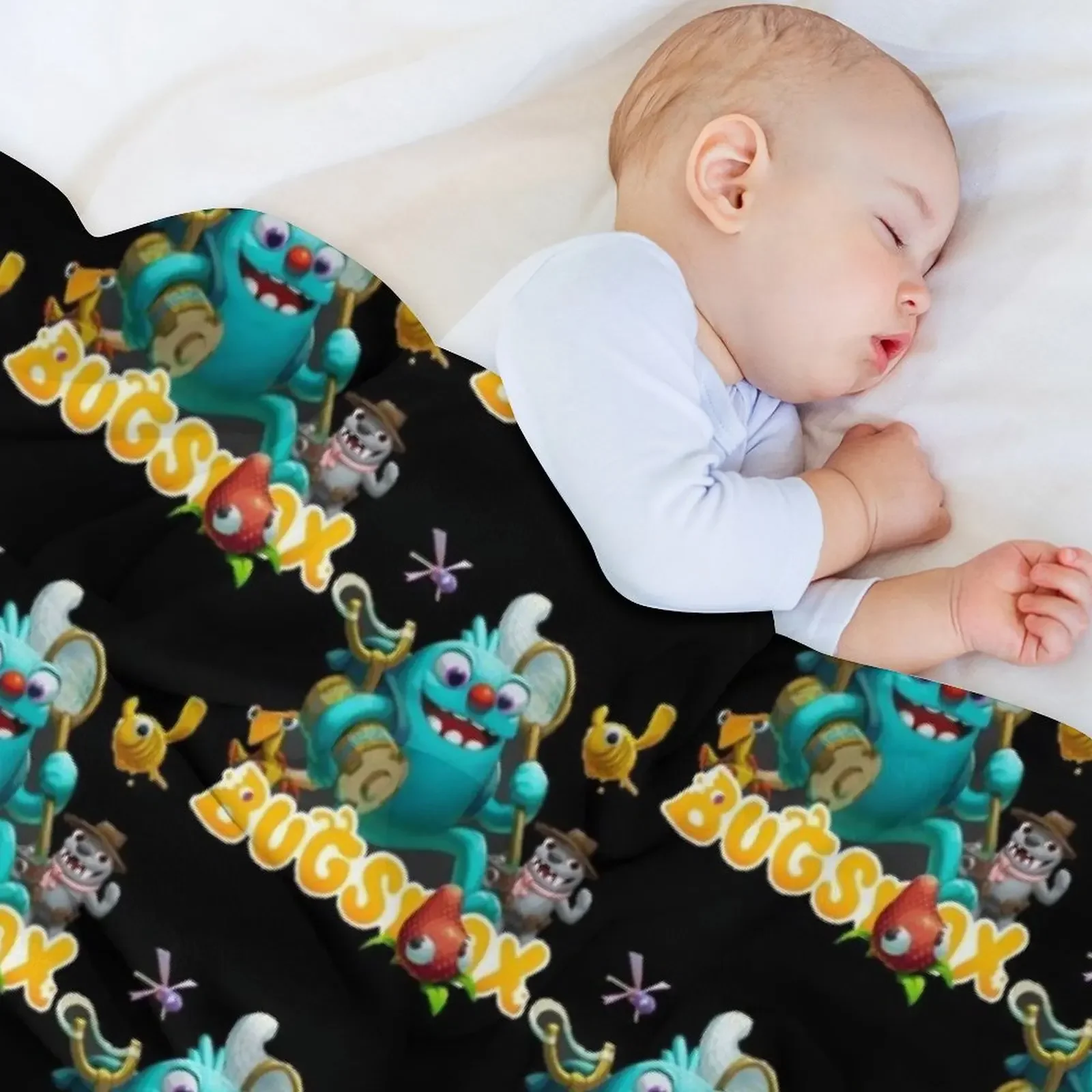 Одеяло Bugsnax Одеяла с мягким ворсом