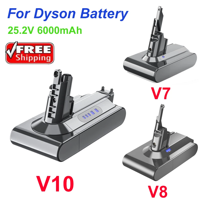 Фото Аккумулятор для пылесоса Dyson V10, 6000 мАч, 25,2 в №1
