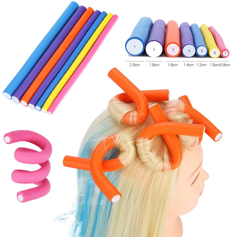 

10 шт., Плойка для завивки волос без нагрева