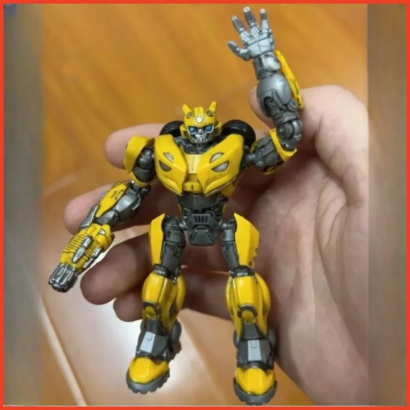 

Yellow Bee Figure Assembling Kit Mini Model Assembly Poacket Warrior Action Robot Toys Assembly Model Birthday Gifts Kids Toys