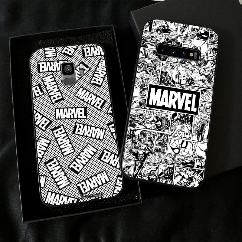 

Чехол для телефона с логотипом Marvel Мстители для Samsung Galaxy S10 S9 S8 Plus Lite S10E для Samsung S10