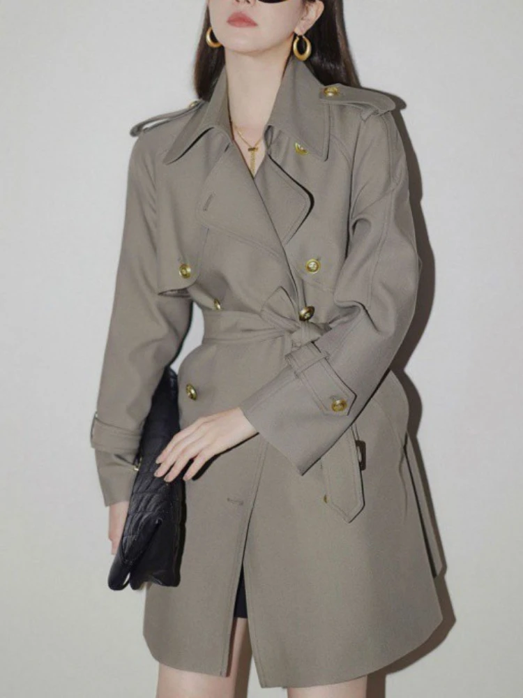 

Windbreaker Women's Versatile 2023 Spring Autumn New Fashion Clothing Korean Jacket Trench Coat for Women Oversize Women Coat