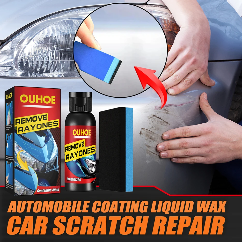 

30/100ml Car Scratch Removal Kit Car Paint Care Car Scratch Remover Compound Repair Polishing Care Wax Anti-scratch Coating