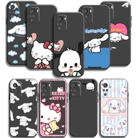 kuromi hello kitty cute phone cases for xiaomi poco f3 gt x3 gt m3 pro x3 nfc redmi note 9 10 pro 5g carcasa funda coque