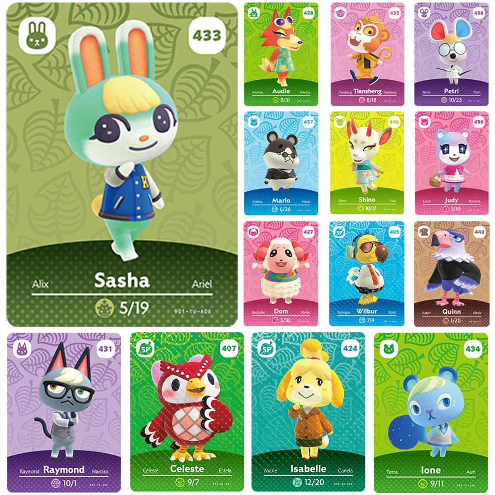 Карты NFC для пересечения животных 48 шт. NFC-карты NS Switch Wii U Set Series 5 401-448 - купить по