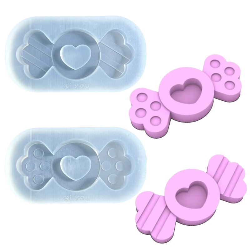 

Форма для забрасывания из смолы, форма для шейкера из смолы, Прозрачная силиконовая полая форма для конфет, форма для брелка