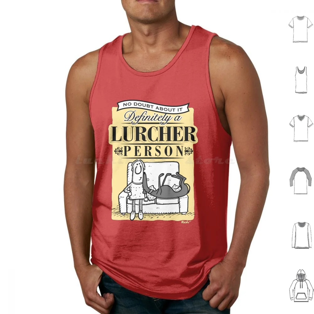 

Lurcher Person Tank Tops Vest Sleeveless Lurcher Retro Cartoon Dog Rich Skipworth Richskipworth Rich Skipworth Richard