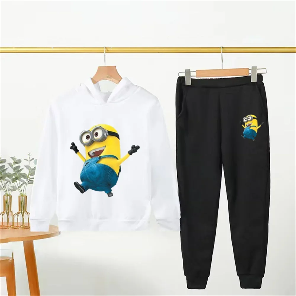 Весенне-осенний детский спортивный костюм из полиэстера и спандекса с капюшоном