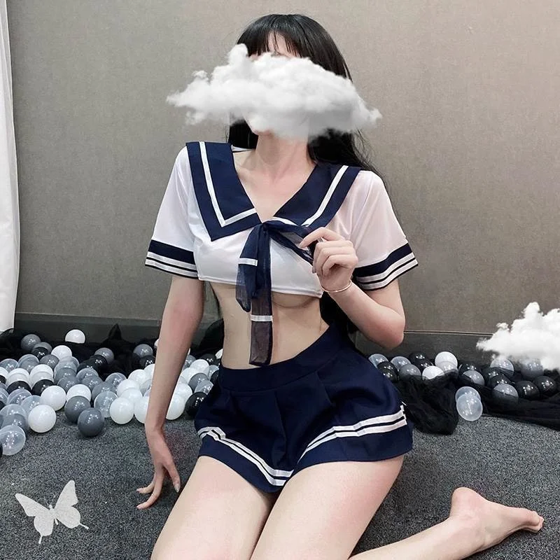 

Bed Maid uniform seduction Sexy Fun miniskirt sailor JK student underwear Sao suit hot tease