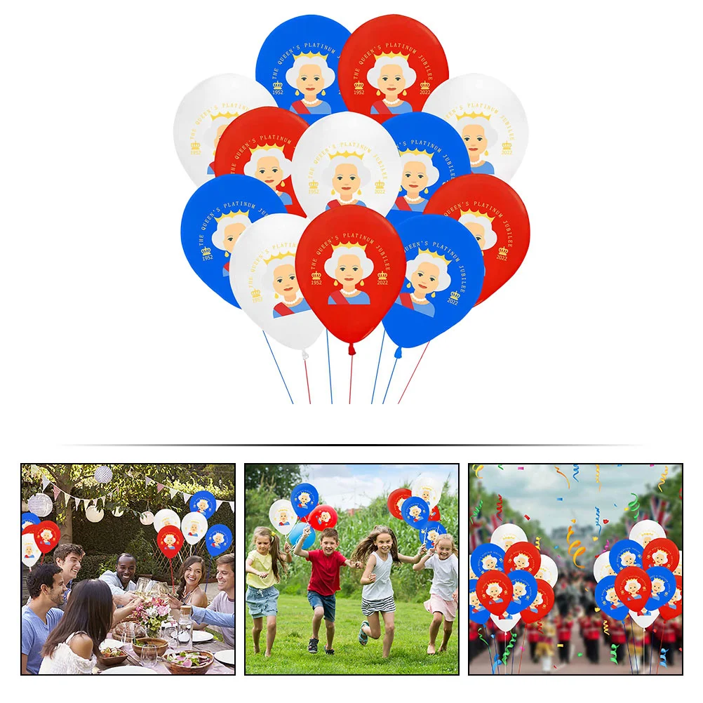 

Jubilee Balloons Uk Platinum Balloon Party British Elizabethlatex 70Th Favors Helium Souvenirs Decoration Anniversary