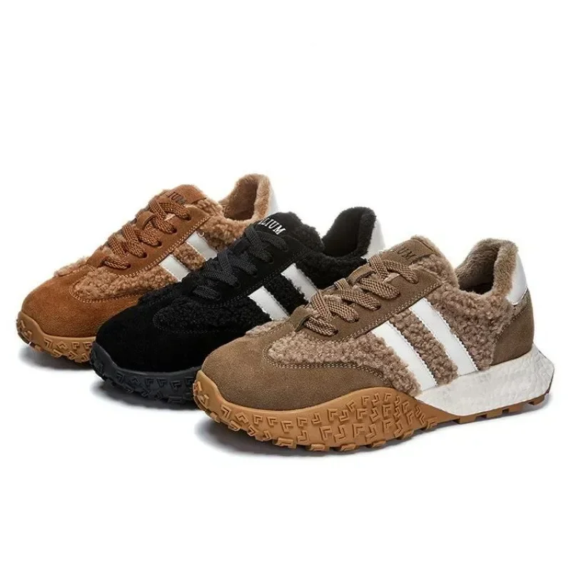 Высококачественные женские кроссовки 4 см новинка 2024 зимняя модная немецкая