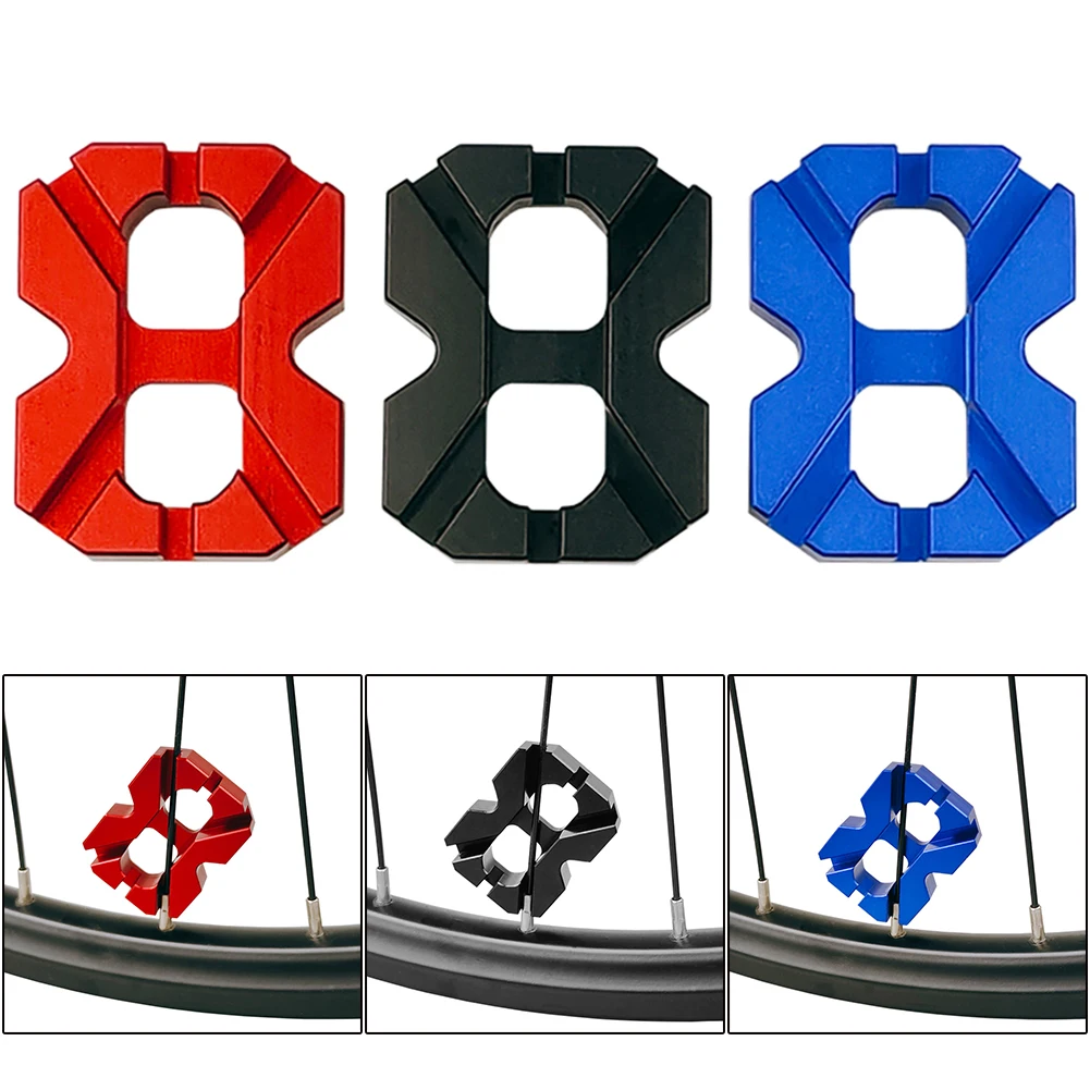 

Соска для велосипедных спиц BIKERSAY, миниатюрная соска, инструмент для перехода на обод, портативный 6-ходовой паз, алюминиевый сплав, инструме...