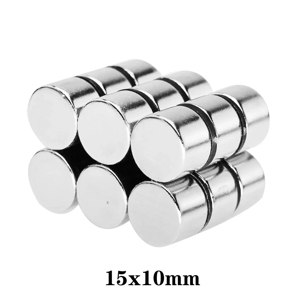 

Сильный цилиндрический магнит 15x10 мм