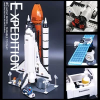1230pcs 40cm technical rocket space shuttle building blocks spacecraft astronaut assemble bricks creative toys gift for boy kids
