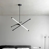 modern led chandelier minimalism iron hanglamp for living room bedroom nordic decor light indoor lighting ceiling chandeliers