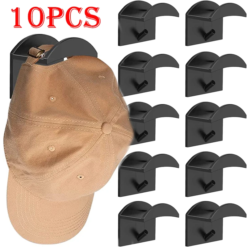 

10Pcs Baseball Cap Rack Hat Holder Rack Organizer Storage Modern Baseball Caps Hangers Rack Hanging Organizer for Door Wall