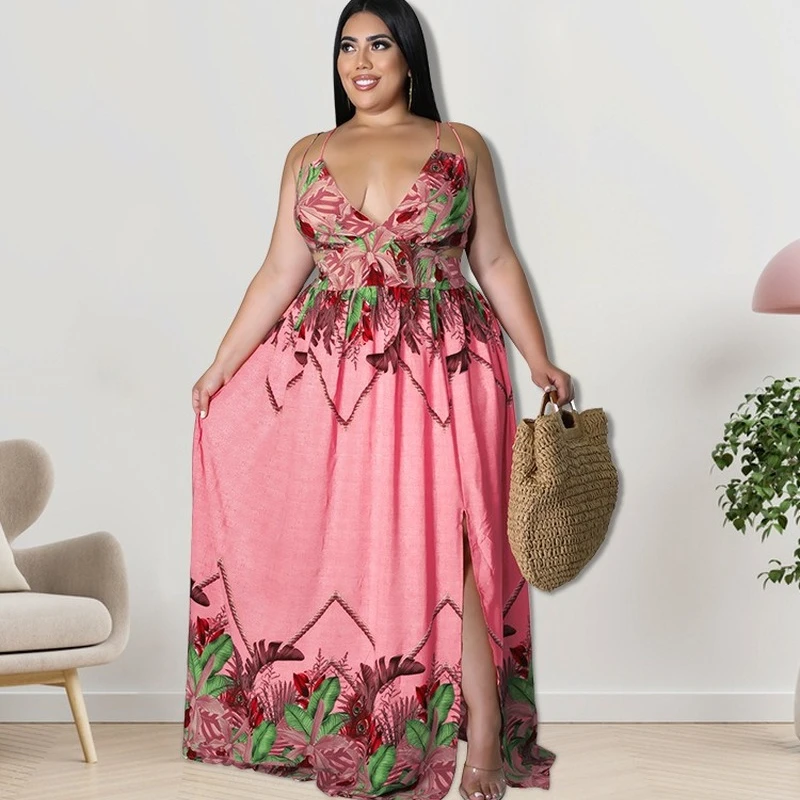 

Maxi Sundress Vintage Patchwork Long Dress Women Polka Casual Short Sleeve O-Neck High Waist Robe Dot Print Summer Boho Beach