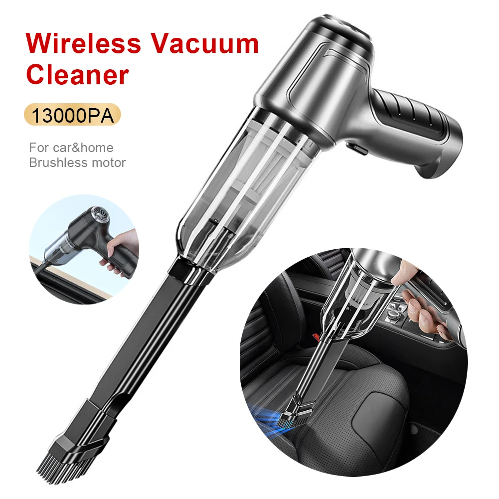 

Wireless Car Vacuum Cleaner Handheld 13000PA Mini Portable Vacuum Cleaner USB Rechargeable for Cars Home Office Desktop Keyboard