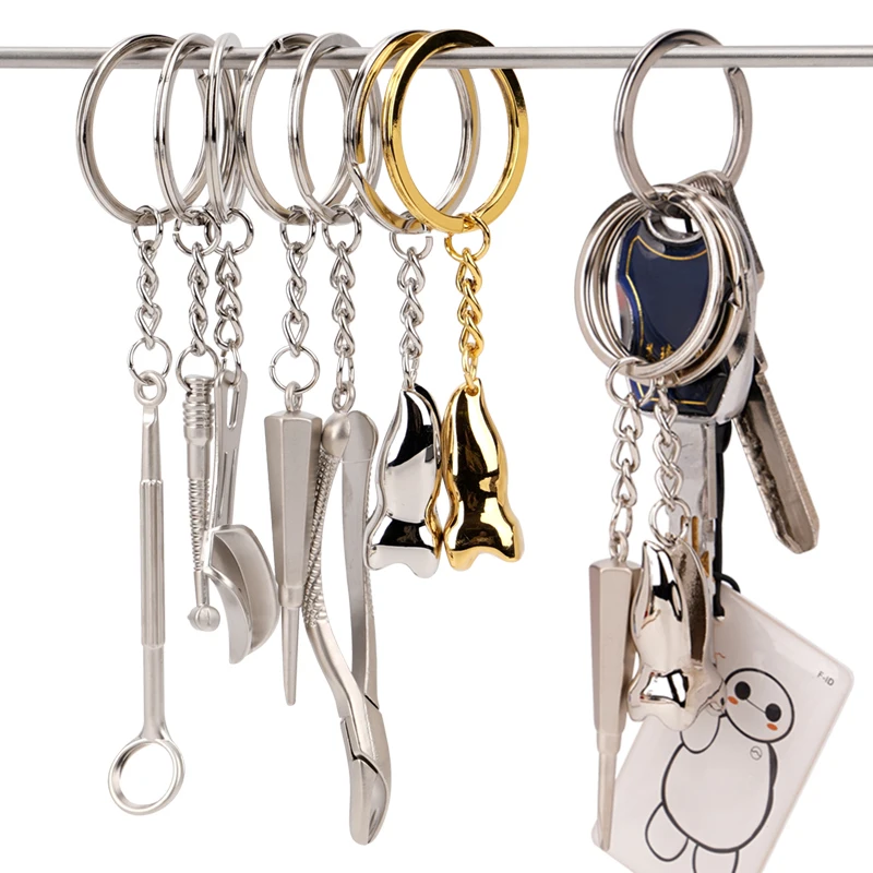 1 шт. брелок для ключей в форме зубов