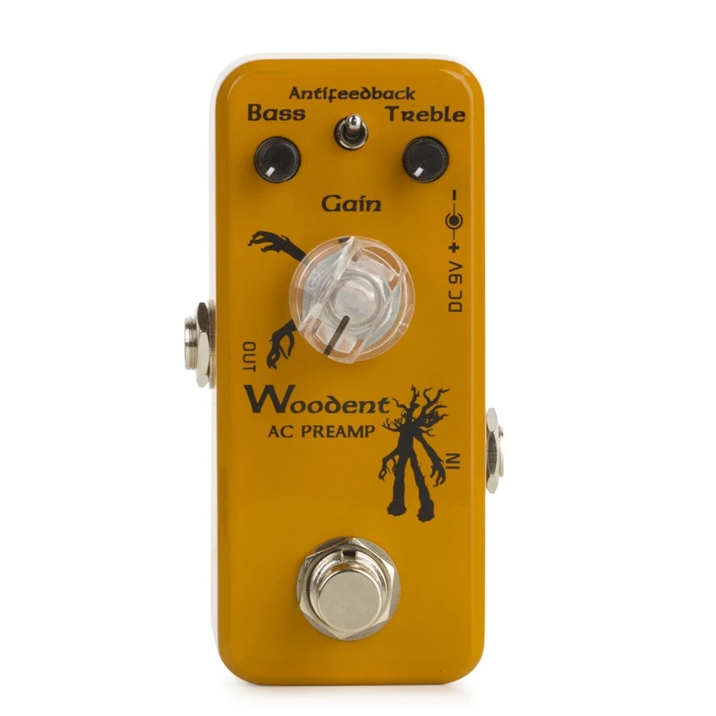 Movall MP-318 Woodent AC предусилитель педаль эффектов для акустической гитары True Bypass