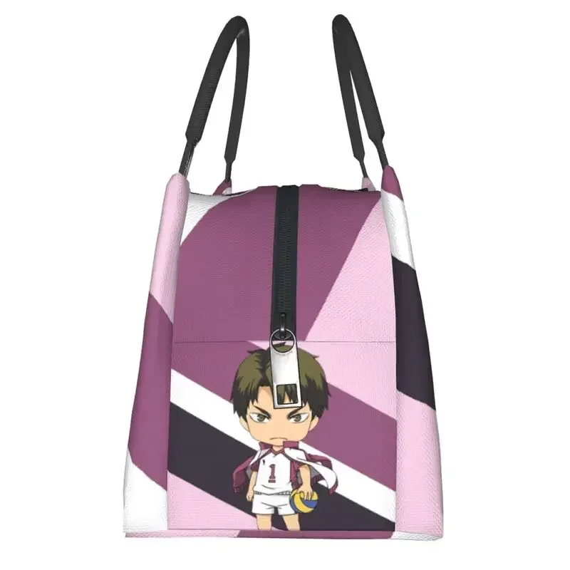 Индивидуальная сумка для обеда Chibi Ushijima Wakatoshi мужчин и женщин термоохладитель