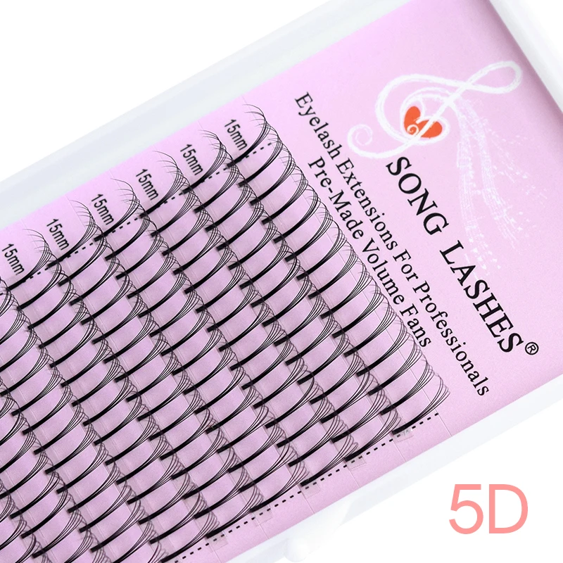SONG LASHES Long Root  Lashes Extensions Premade volume Fans 2d/3d/4d/5d Faux Eye Lash Russian Volume Eyelash Extension