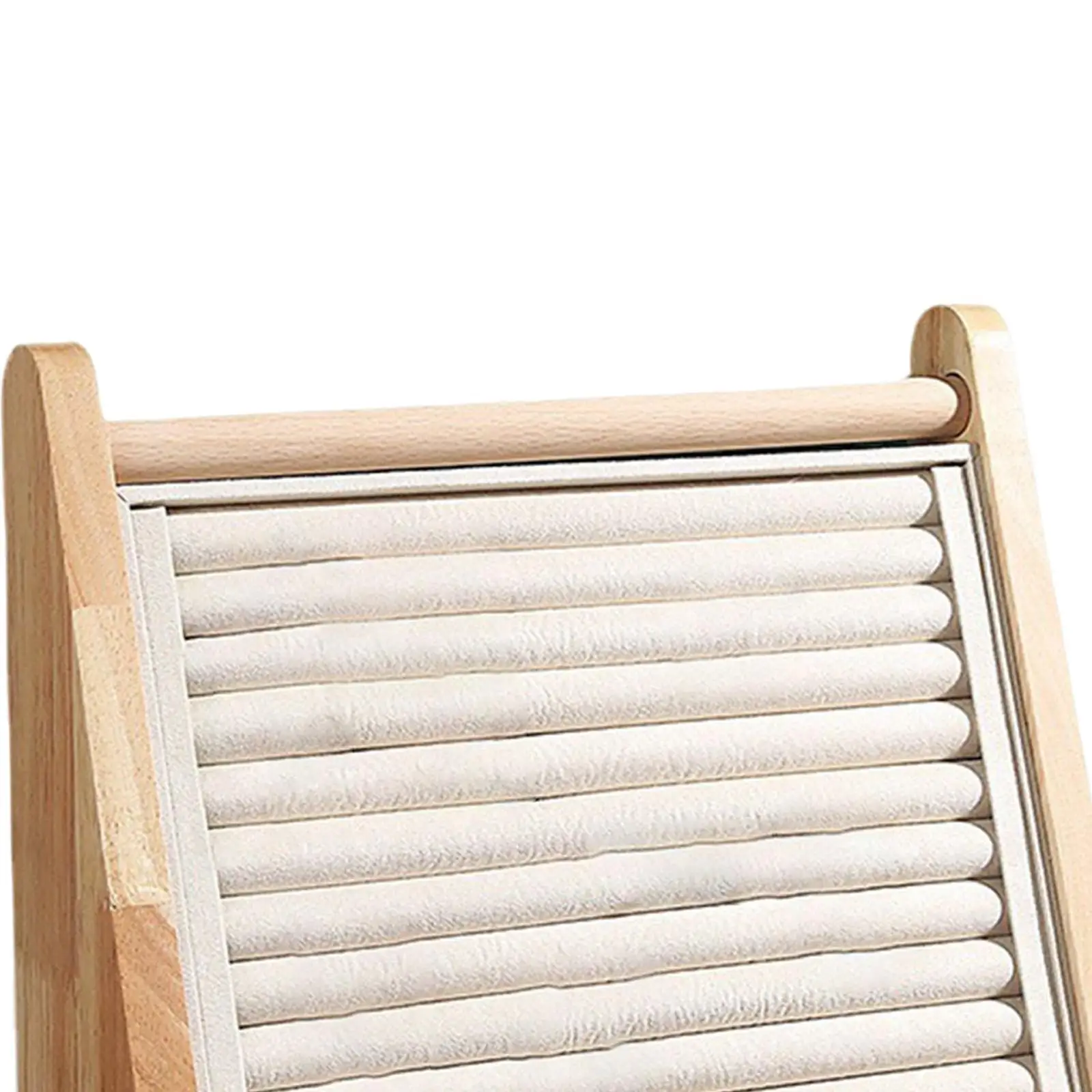 

10 Slots Vertical Jewelry Display Holder Rings Organizer Tray Rings Pad