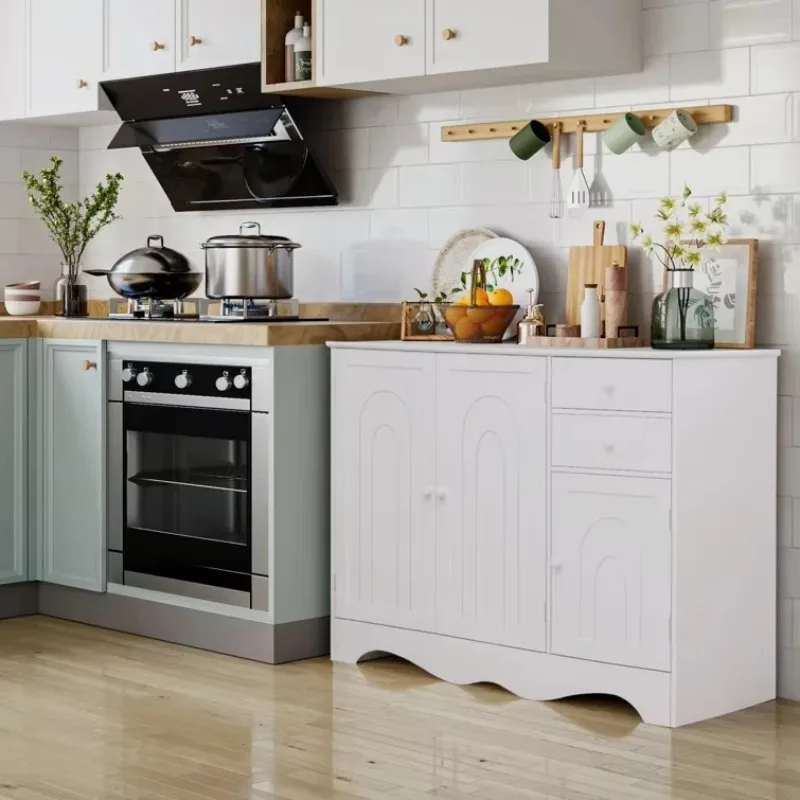 Luxus Vintage Moderne Wohnzimmer Válbel Weißes Hölzernes Buffet Seitentisch Mini Eckzimmer Kaffee Wein Bar Schrank Für Zuhause (art.: 3920d0f17c42e) - 3920d0f17c42e